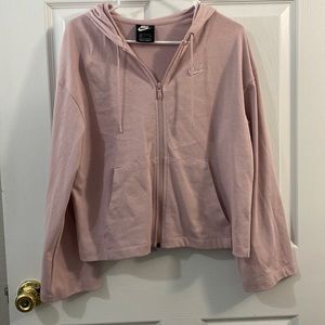 Pink Nike hoodie
